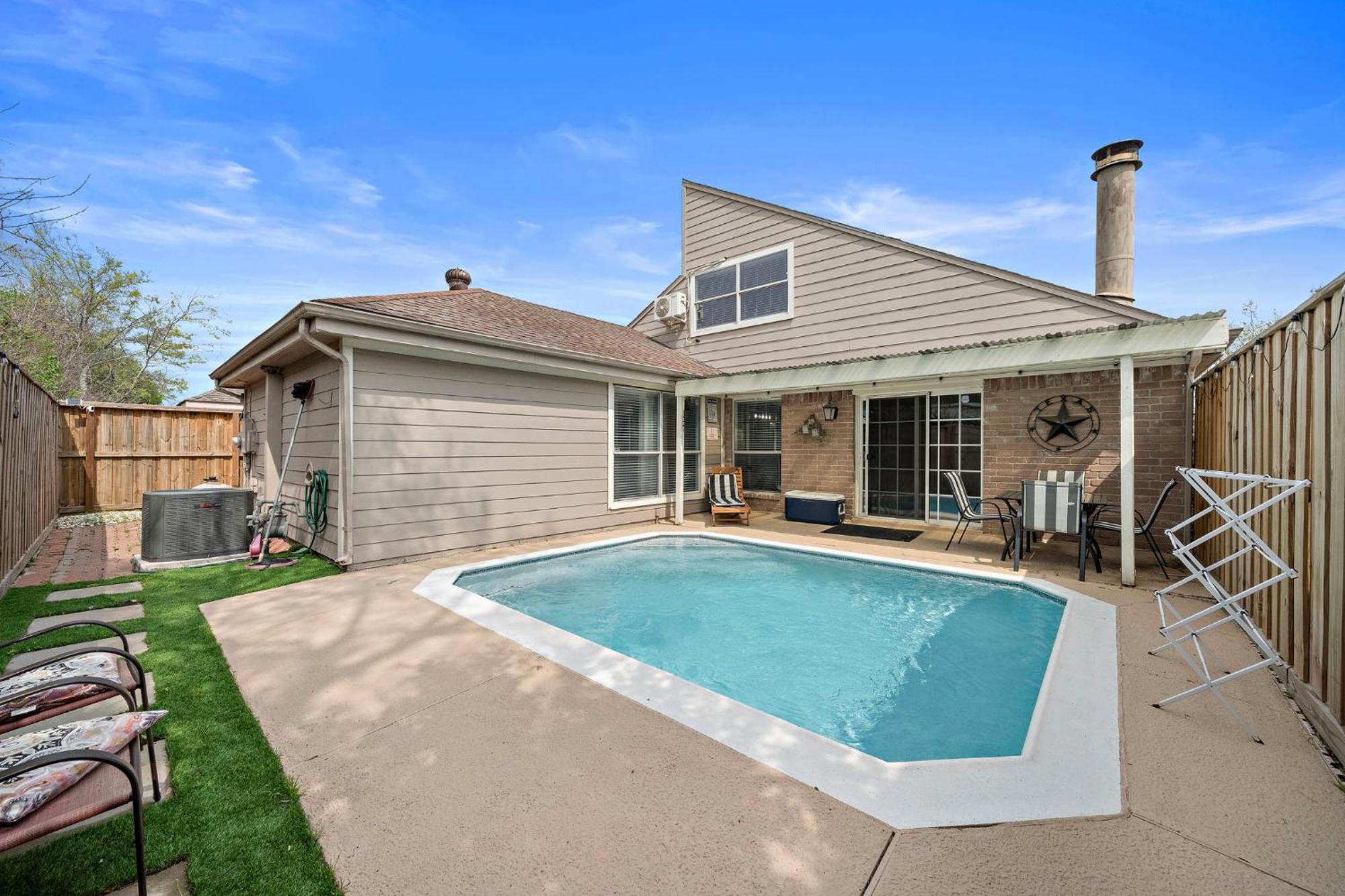 Villa Houston Pool Getaway Games Parking Wifi Pet Esterno foto